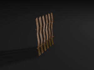 simple fence Modèle 3D