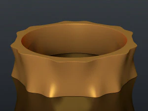 rings set of 2 types - 6 versions 3D Print Model