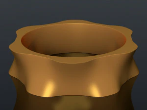 rings set of 2 types - 6 versions 3D Print Model