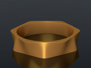 rings set of 2 types - 6 versions 3D-Druckmodell