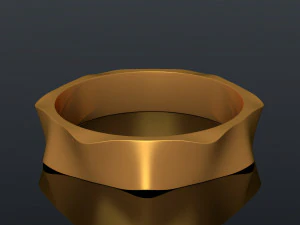 rings set of 2 types - 6 versions 3D Print Model