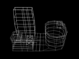 building city low poly mini-scene 3D Print Model