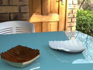 dish leaf 3D Baskı Modeli