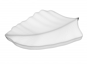 dish leaf 3D Baskı Modeli