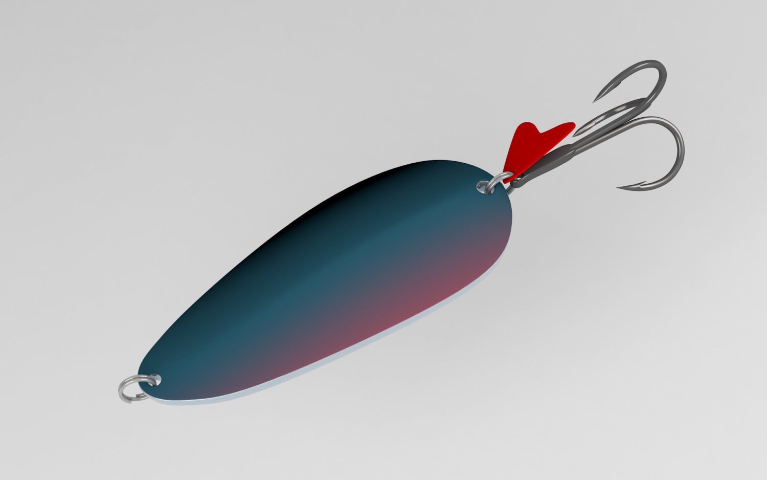 Fishing spoon bait 05 3D Model in Sports Equipment 3DExport