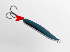 colher de pesca isca de balan&ccedil;o Modelo 3D
