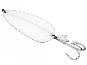 colher de pesca isca de balan&ccedil;o Modelo 3D