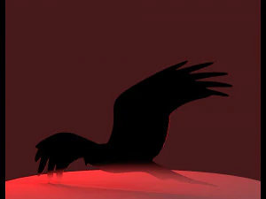 bird silhouette 3D Print Model