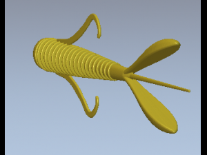 keitech-hog-impact 58mm 3D Model