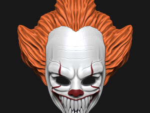 MASK PENNYWISE 3Dプリントモデル