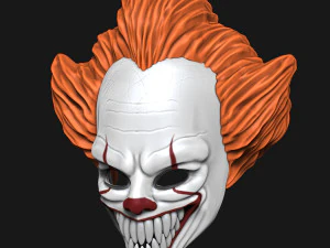 마스크 페니와이즈 3D 프린트 모델