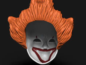 마스크 페니와이즈 3D 프린트 모델