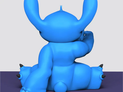 Middle Finger Stitch 3D Print Model