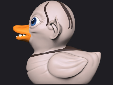 DUCK GOLLUM -THE LORD OF THE RINGS Modèles 3D en vedette
