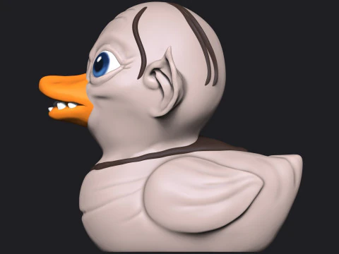 DUCK GOLLUM -THE LORD OF THE RINGS 3D Print Model