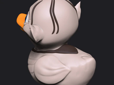 DUCK GOLLUM -THE LORD OF THE RINGS 3D Print Model