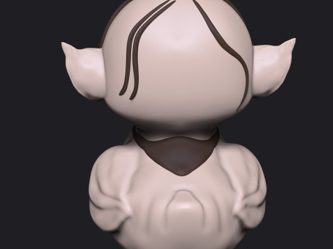 DUCK GOLLUM -THE LORD OF THE RINGS Modèles 3D en vedette