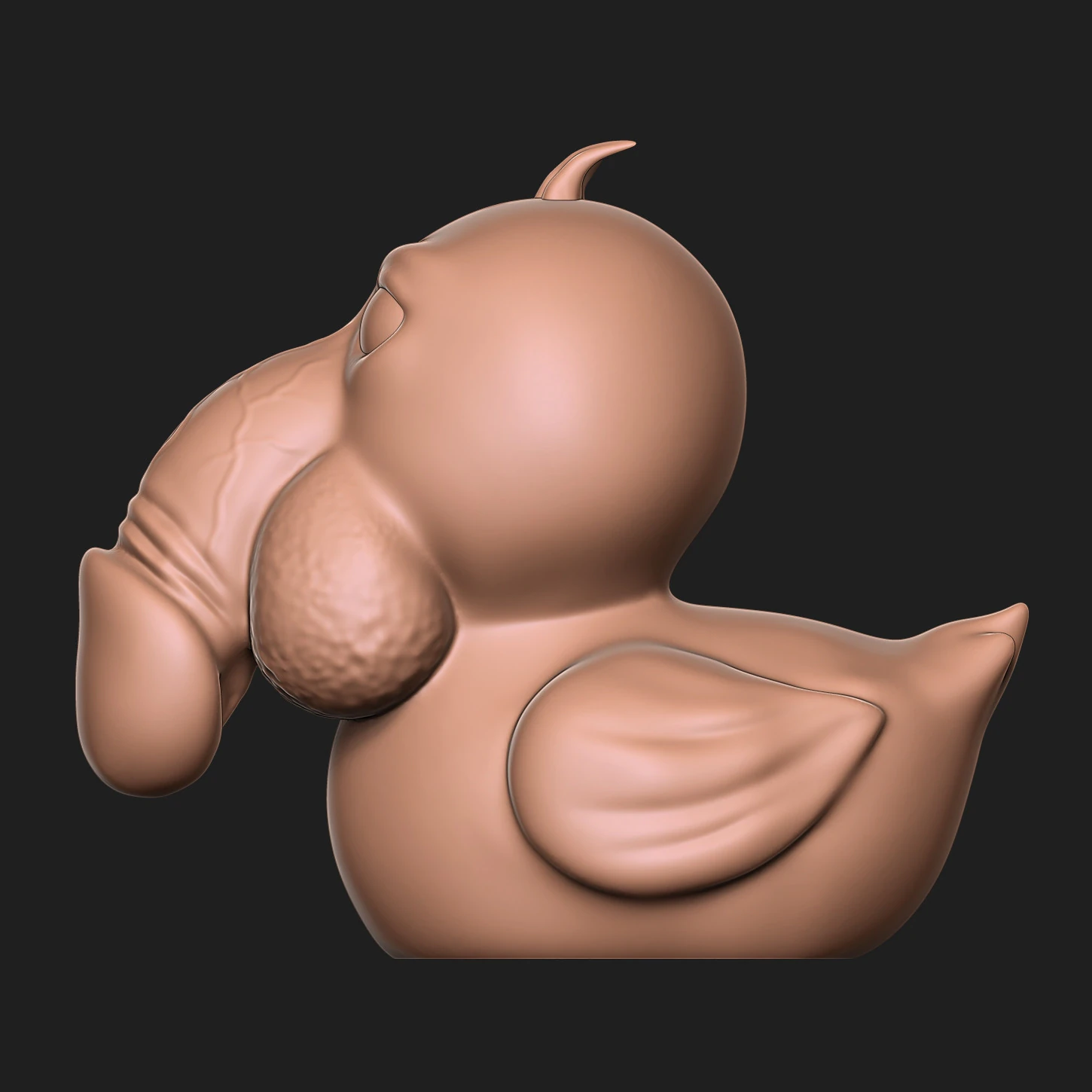 PENIS DUCK 3D Print Model .c4d .max .obj .3ds .fbx .stl .blend 