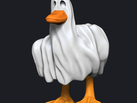 鸭鬼 3D 打印模型