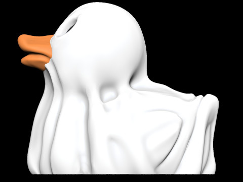 Duck ghost 3D Print Model
