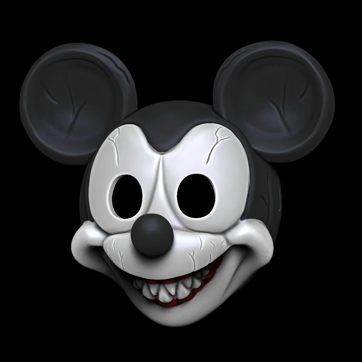 Mask mickey 3D Print Model .c4d .max .obj .3ds .fbx .stl .blend 