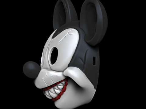 마스크 미키 3D 프린트 모델