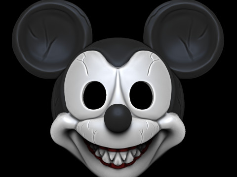 마스크 미키 3D 프린트 모델
