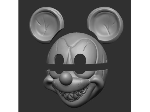마스크 미키 3D 프린트 모델