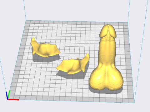 Drag&atilde;o P&Ecirc;NIS Modelo de Impressão 3D