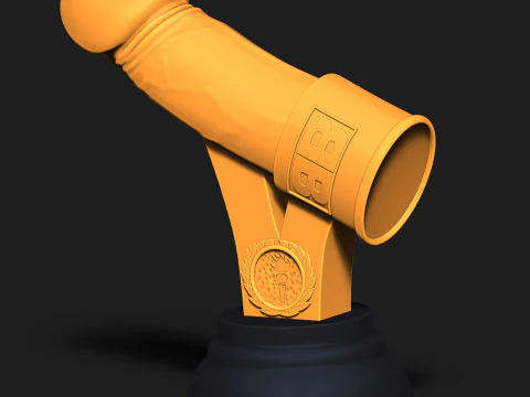 Piala penis Model Cetak 3D