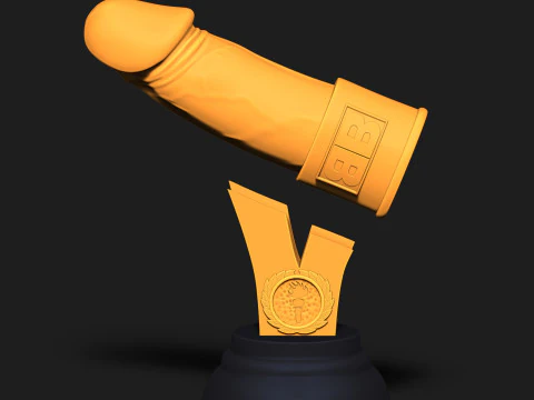 Piala penis Model Cetak 3D
