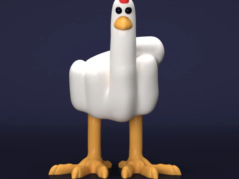 Duck Chieck 3D Print Model