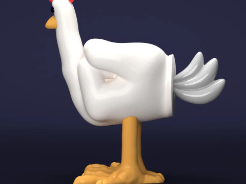 Duck Chieck 3D Print Model
