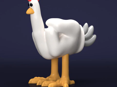 Duck Chieck 3D Print Model