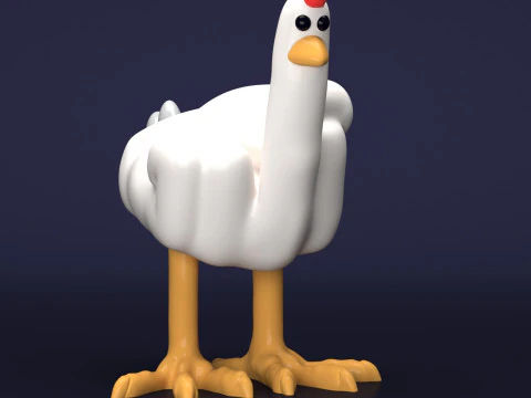 Duck Chieck 3D Print Model