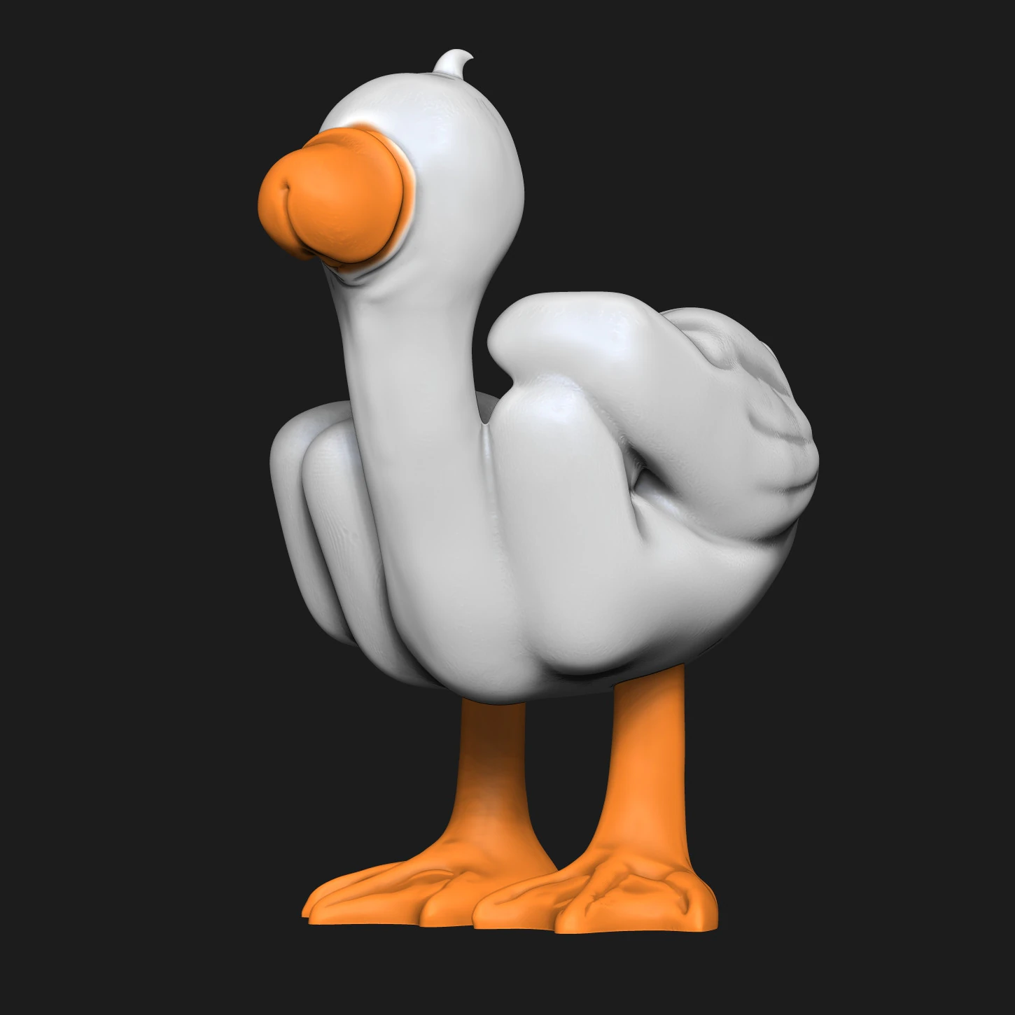 Duck penis 3D Print Model .c4d .max .obj .3ds .fbx .stl .blend 