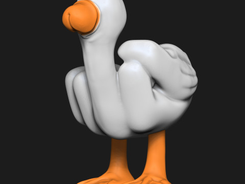 Пеніс качки 3D Принт Модель