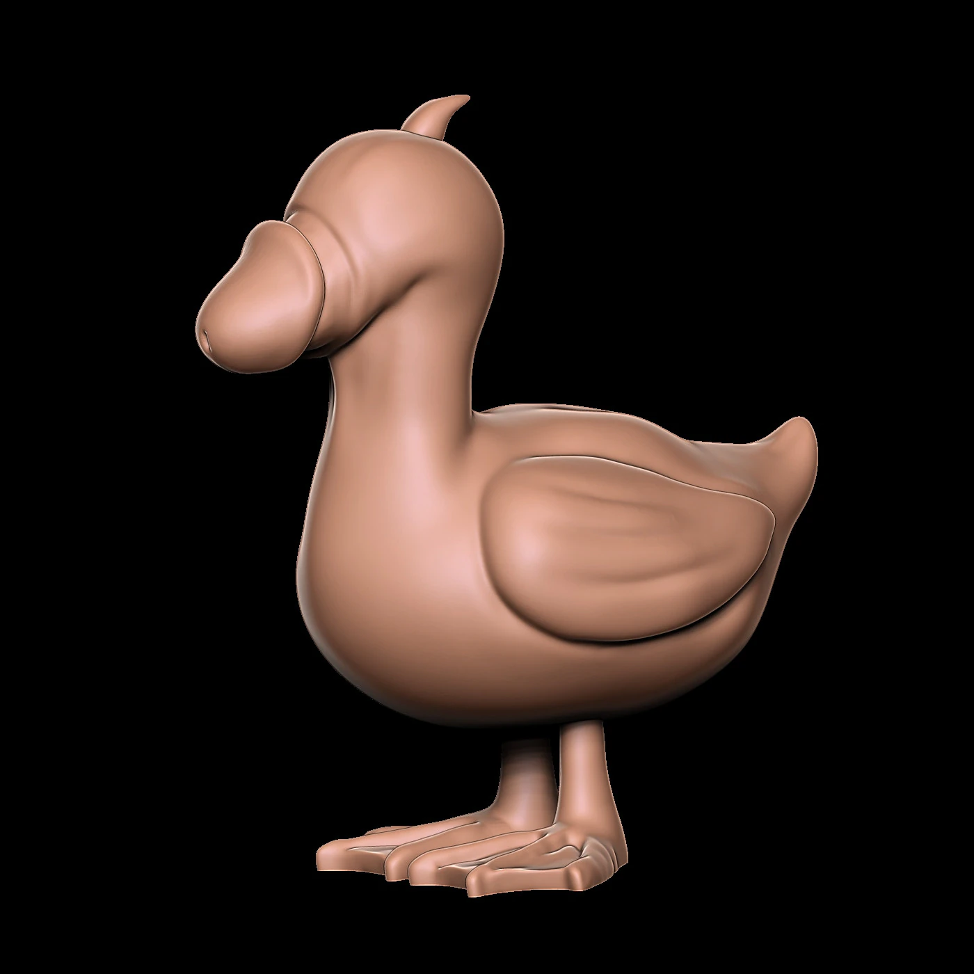 PENIS DUCK 3D Print Model .c4d .max .obj .3ds .fbx .stl .blend 