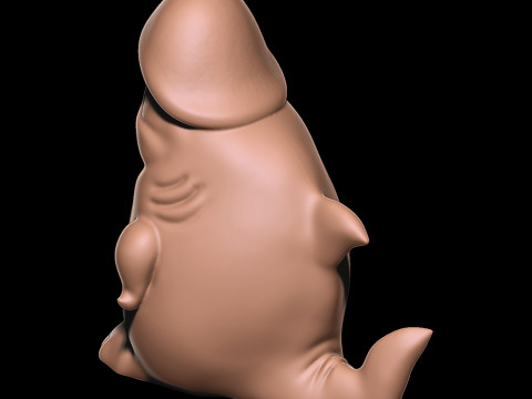 PENIS Shark 3D Print Model