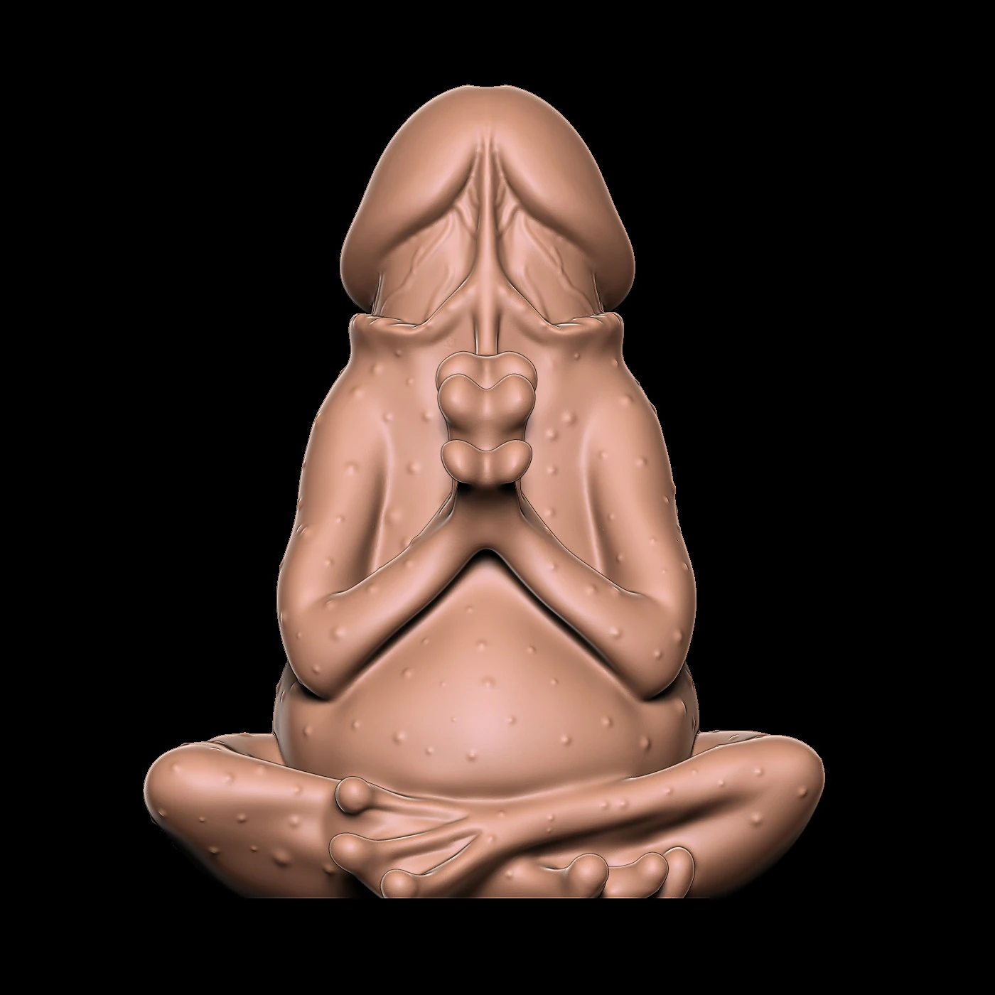 Frog 3D Print Model .c4d .max .obj .3ds .fbx .stl .blend
