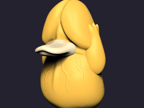 Penis Psyduck 3D Print Model