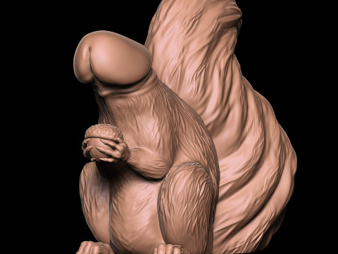 ПЕНІС БІЛКА 3D Принт Модель