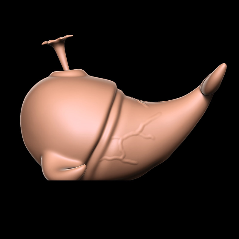 PENIS whale 3D Print Model .c4d .max .obj .3ds .fbx .stl .blend 