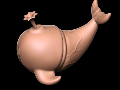 PENIS whale 3D Print Model