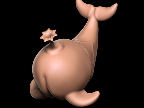 PENIS whale 3D Print Model