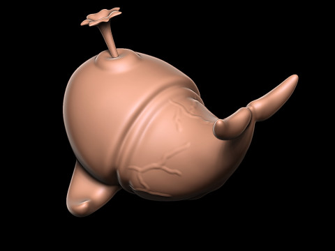 PENIS whale 3D Print Model