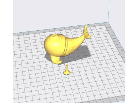 PENIS whale 3D Print Model