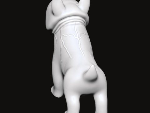 PENIS Bull Terrier 3D Print Model