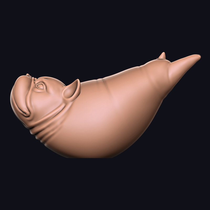 Dog penis 3D Print Model .c4d .max .obj .3ds .fbx .stl .blend 