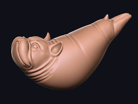 Dog penis 3D Print Model